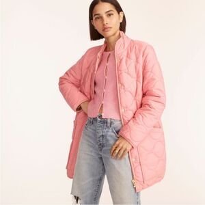J. Crew Quilted Cocoon Puffer w/ PrimaLoft